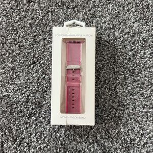 Apple Pink Nylon Watch Strap